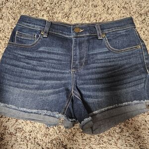 New York & Company Dark Blue Jean Shorts